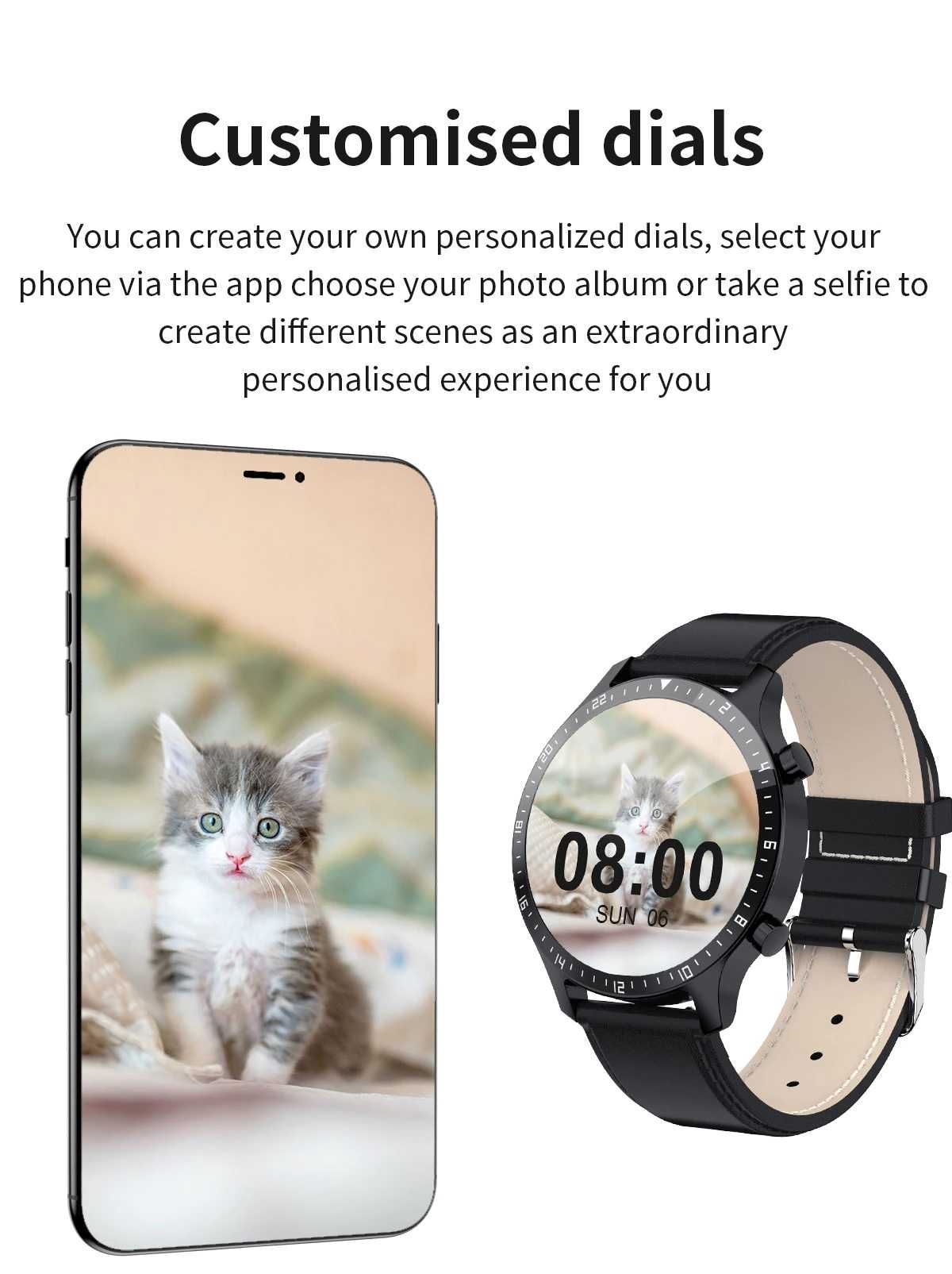 SmartWatch GT2/P32 kroki tętno ciśnienie saturacja powiadomienia. PL.