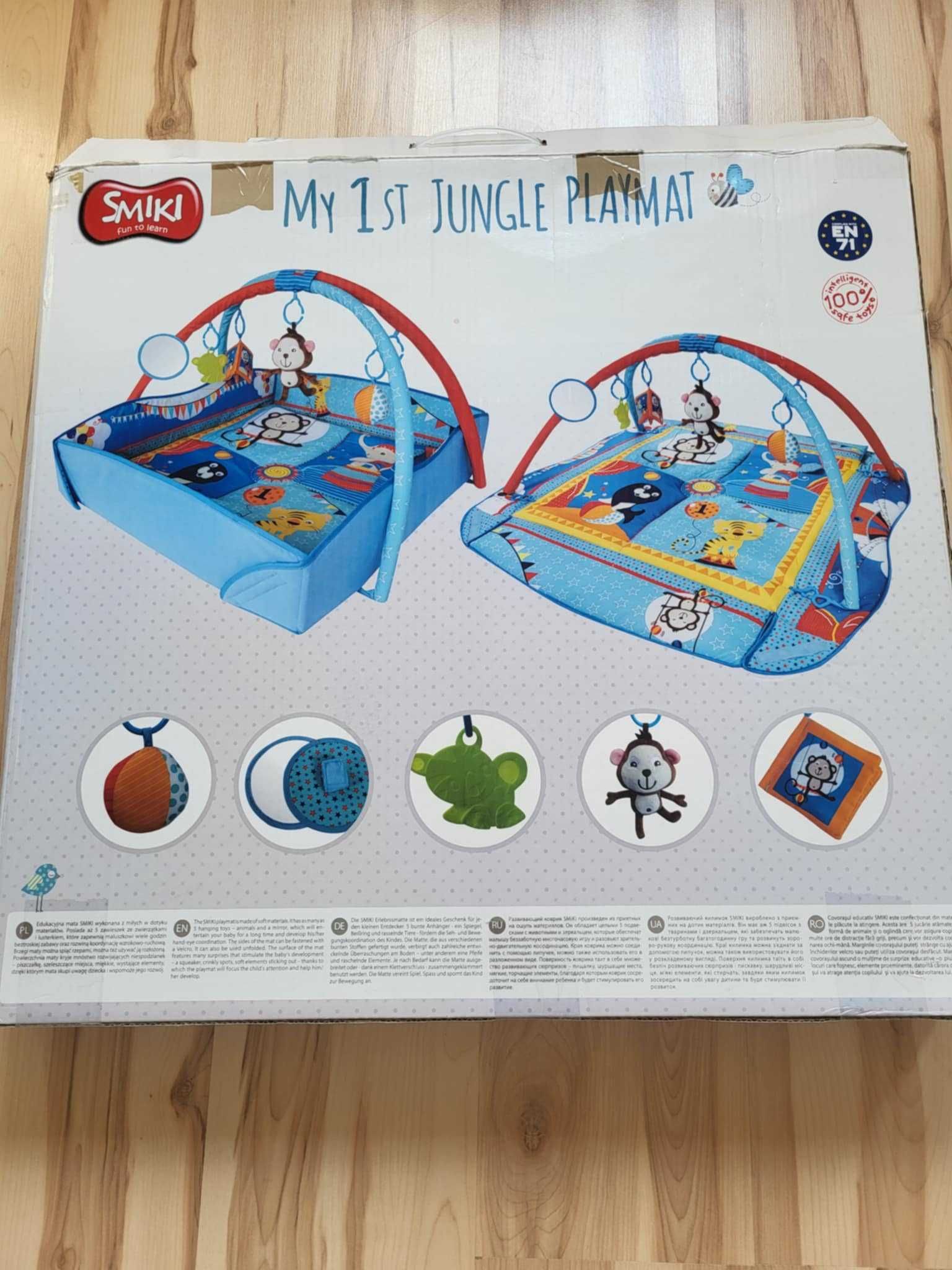 Mata edukacyjna dla niemowląt Smiki My First Jungle Playmat