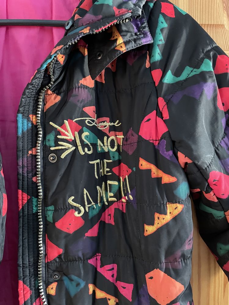 Kolorowa kurtka Desigual 152cm 12 lat