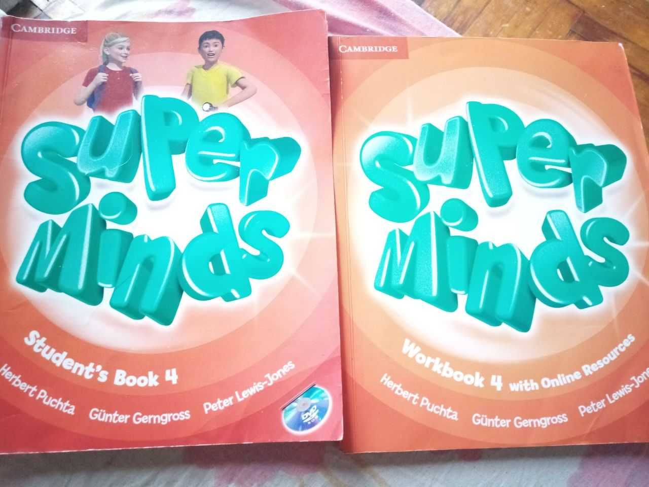Продам учебники по английскому Super Minds 4 класс