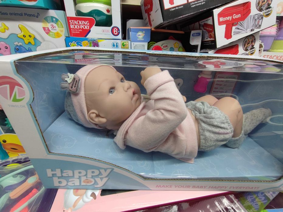 Пупс типу Реборн з Німеччини як живий вініловий reborn скляні очі