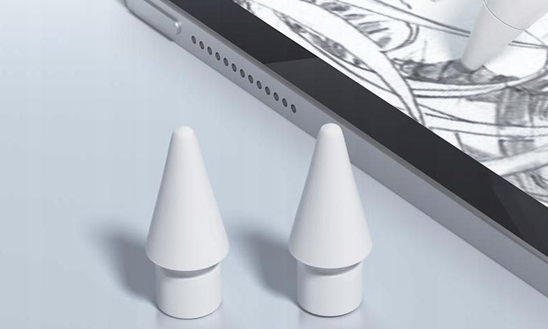 Końcówka QIKTECH do Apple Pencil 1/2, 2 szt.