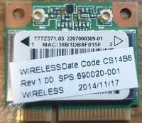 Placa de rede Wireless T77Z371.03 - Wlan 802.11 BGN RL HMC 1x1