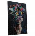 Abstrakcyjny Portret Kobiety na płótnie 80x120 cm – nowoczesny design