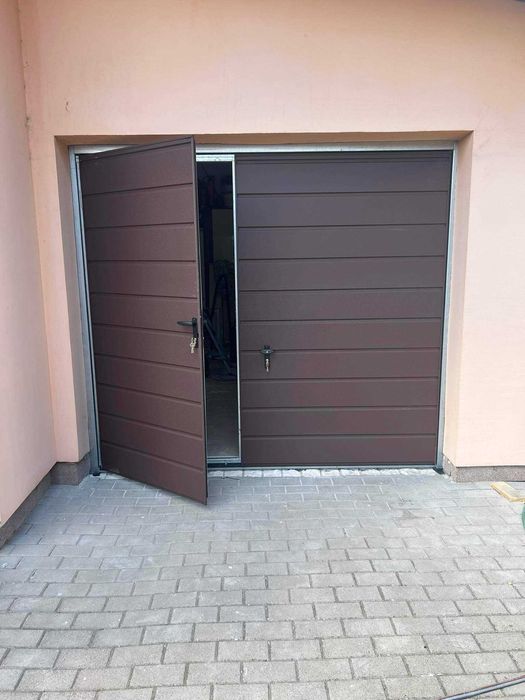 Brama garażowa Drzwi stalowe Bramy garażowe do muru Brama na wymiar