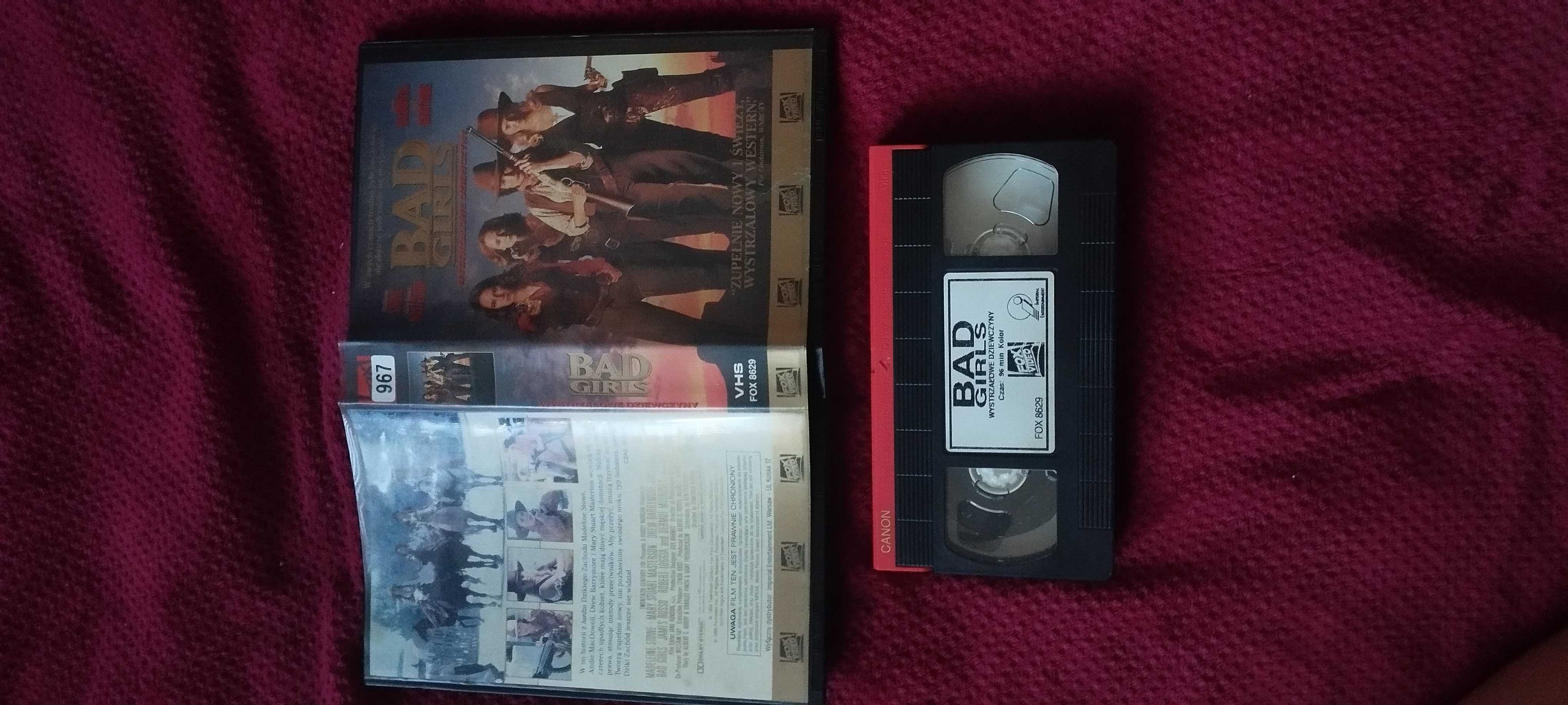 Kaseta VHS „Bad Girls – Wystrzałowe dziewczyny”