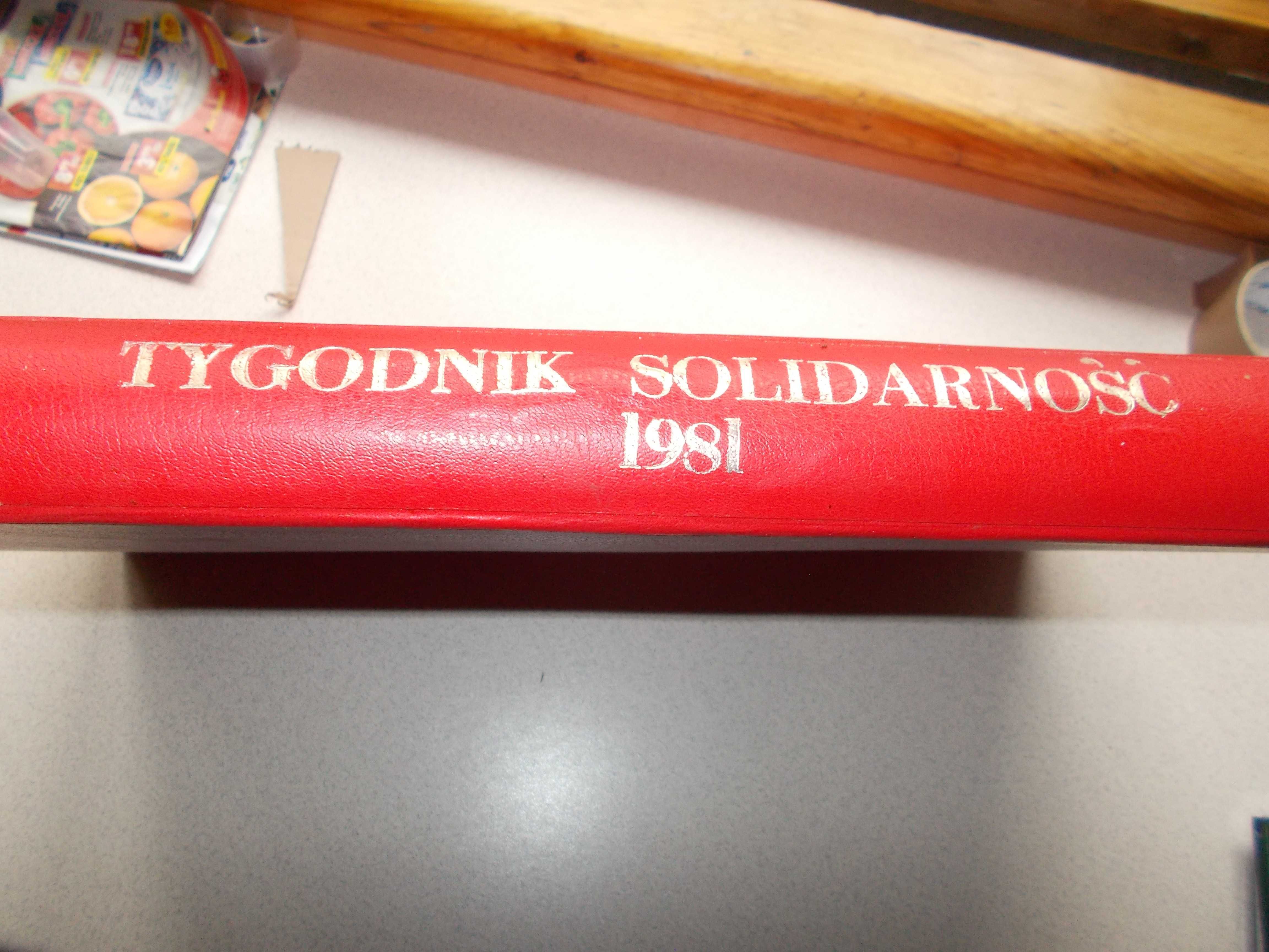 TYGODNIKI Solidarnośc - 37 sztuk 1981 r