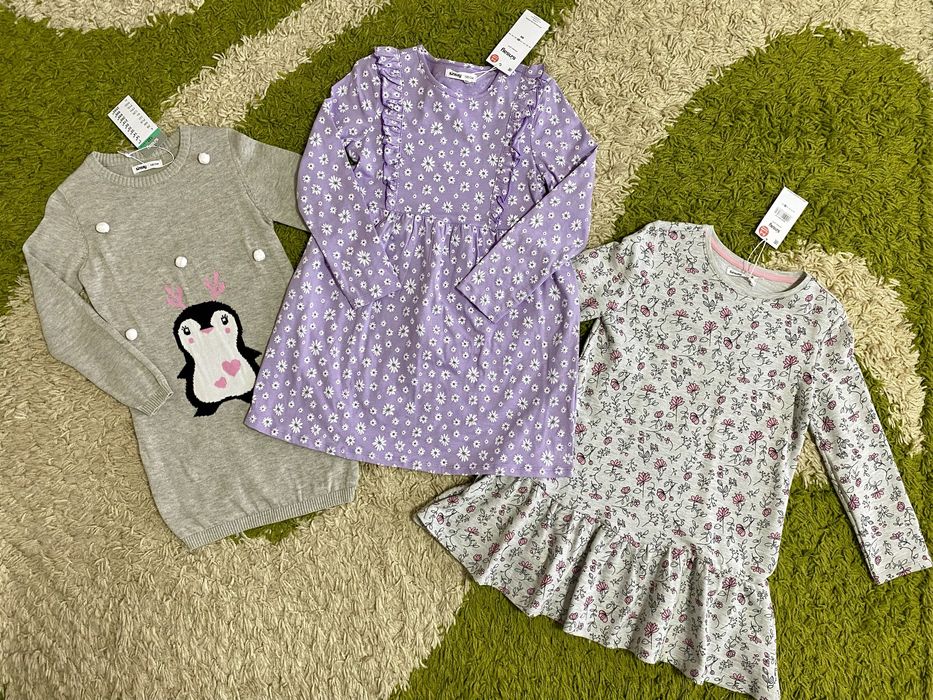 Новые красивые платья для девочки на 6-7 лет 122 см Sinsay