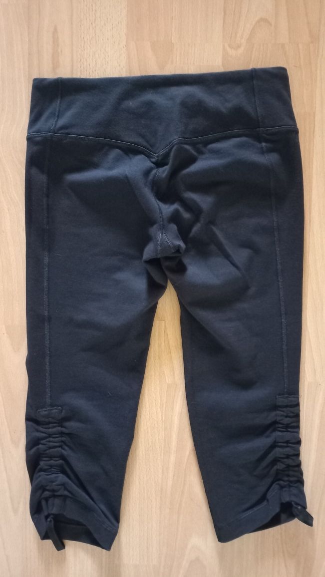 NIKE - czarne legginsy/getry/spodnie sportowe, roz. S/M