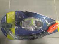 Zestaw do snorkelingu maska do nurkowania rurka okulary OKAZJA!