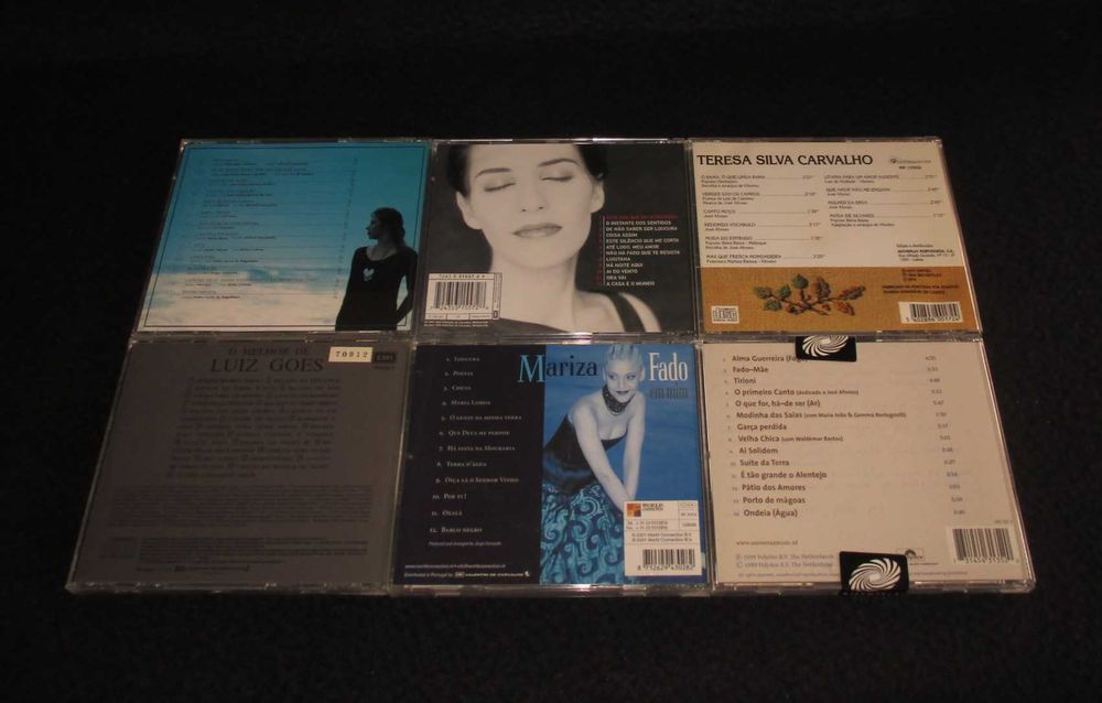 Conjunto de CD Música Portuguesa Fado Dulce Pontes Mariza