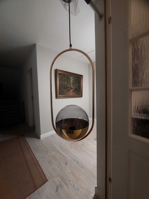 Lampa nowa wisząca złota lumineo home