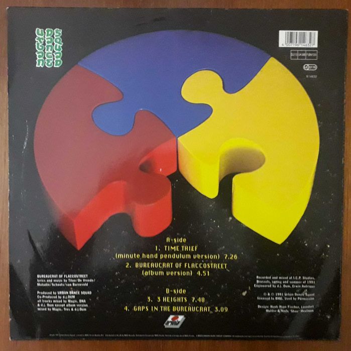 Urban Dance Squad maxi single "Bureaucraft of Flaccostreet"