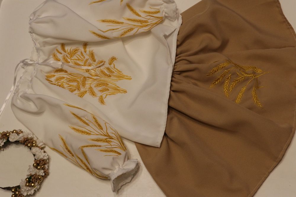 Вишитий костюм, вишиванка для дівчинки 128р