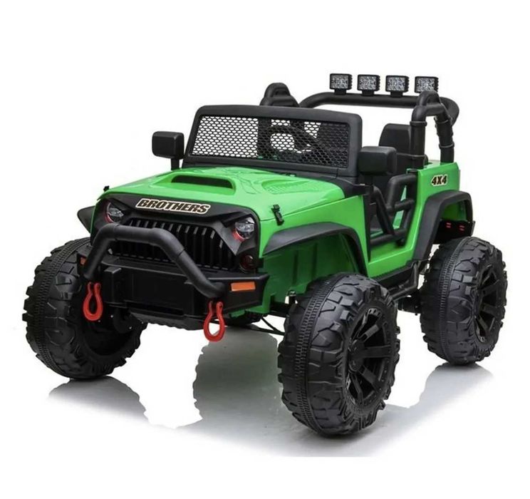 Carro Elétrico Infantil Jeep 24V Verde – Pouco Uso, Excelente Estado!