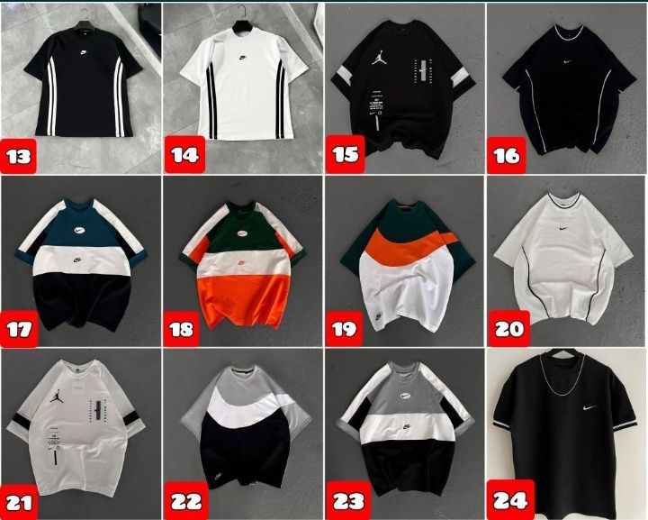 ПОНАД 100 КОЛЬОРІВ‼️Брендові оверсайз футболки Nike, Найк / Унісекс