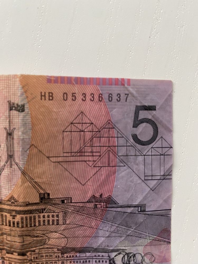 5 dolarów australijskich kolekcjonerski banknot
