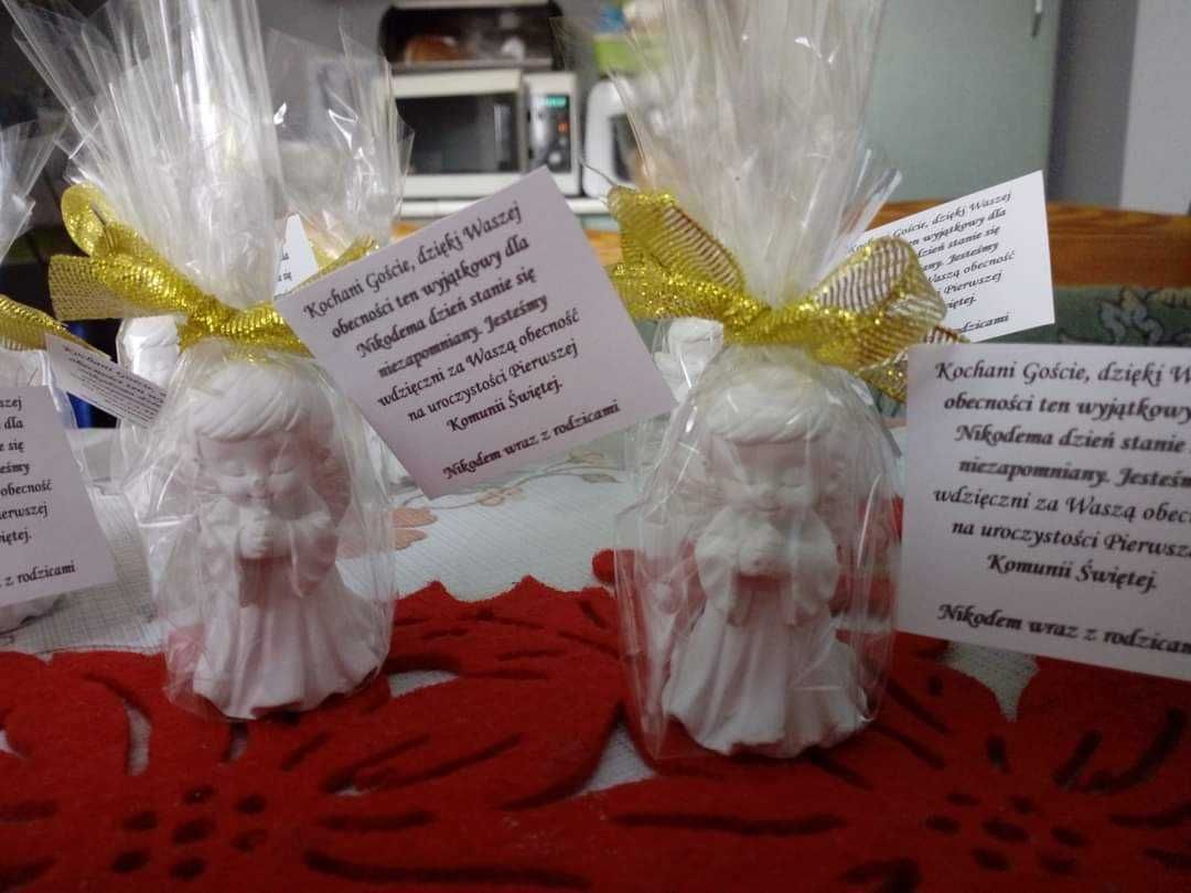 Upominki podziękowania dla gości na komunię chrzest ślub itp