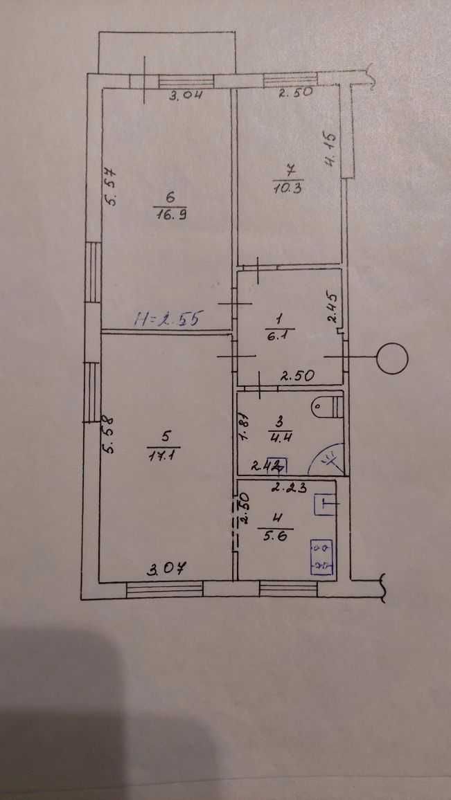 Продам 3к квартиру Новые Дома, метро Дворец Спорта