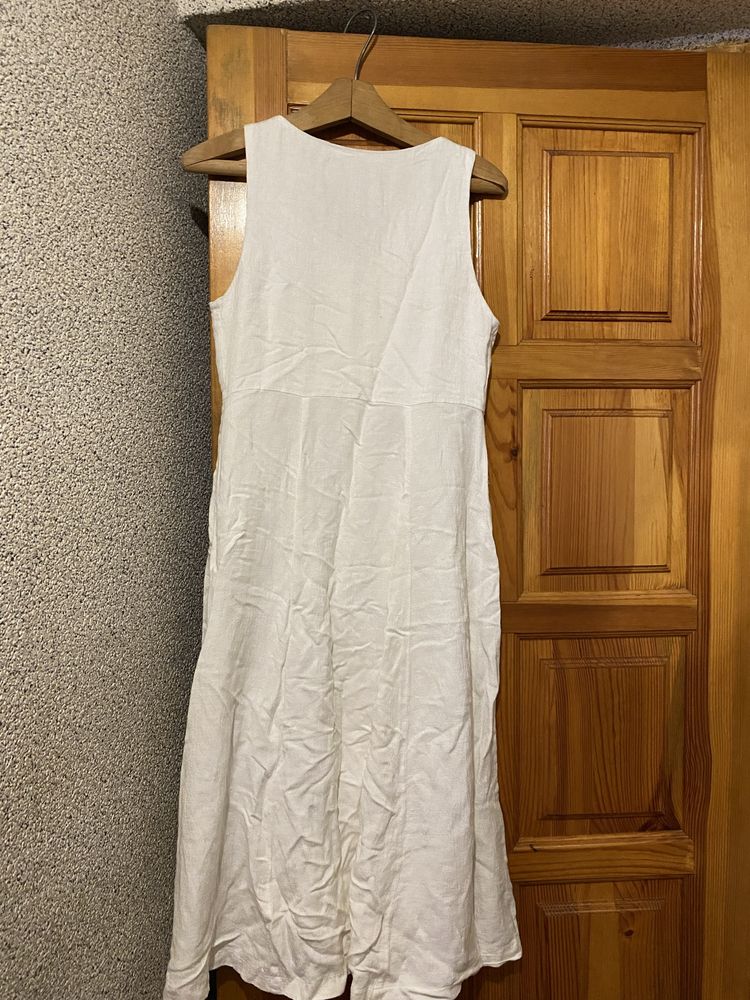 Белое длинное платье сарафан 150 грн