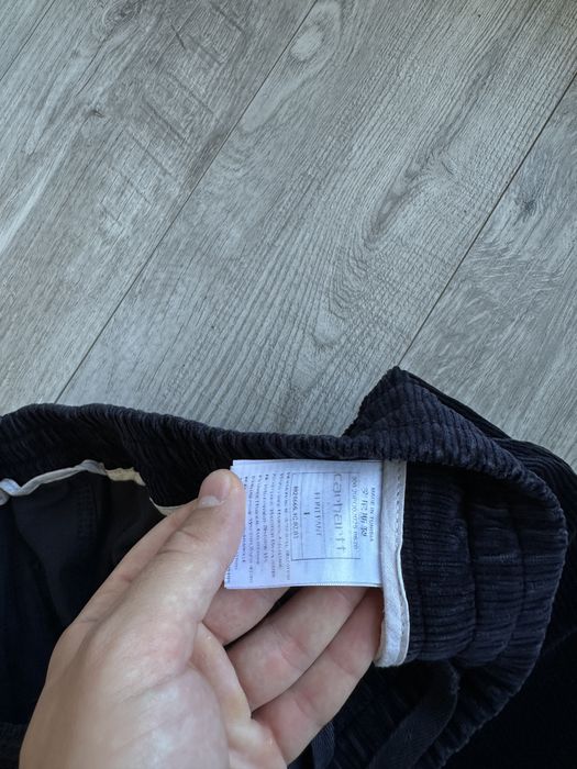 Класичні вельветова штани Carhartt чоловічі темно сині оригінал