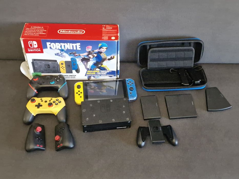 Zestaw nintendo switch edycja fortnite