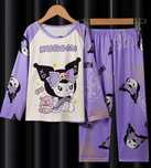 Dziecięca piżama z długim rękawem Hello Kitty - Kuromi - Zapraszam :)
