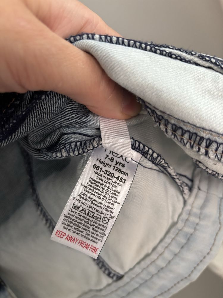 Штани джинси джинсовка Zara 7-8 р