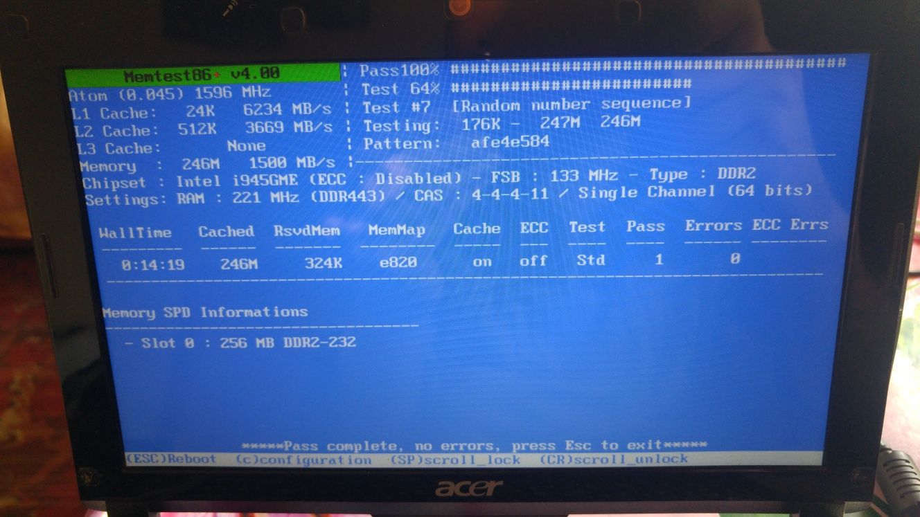 Оперативна пам'ять для ноутбука ddr2 256mb pc2-3200 sodimm