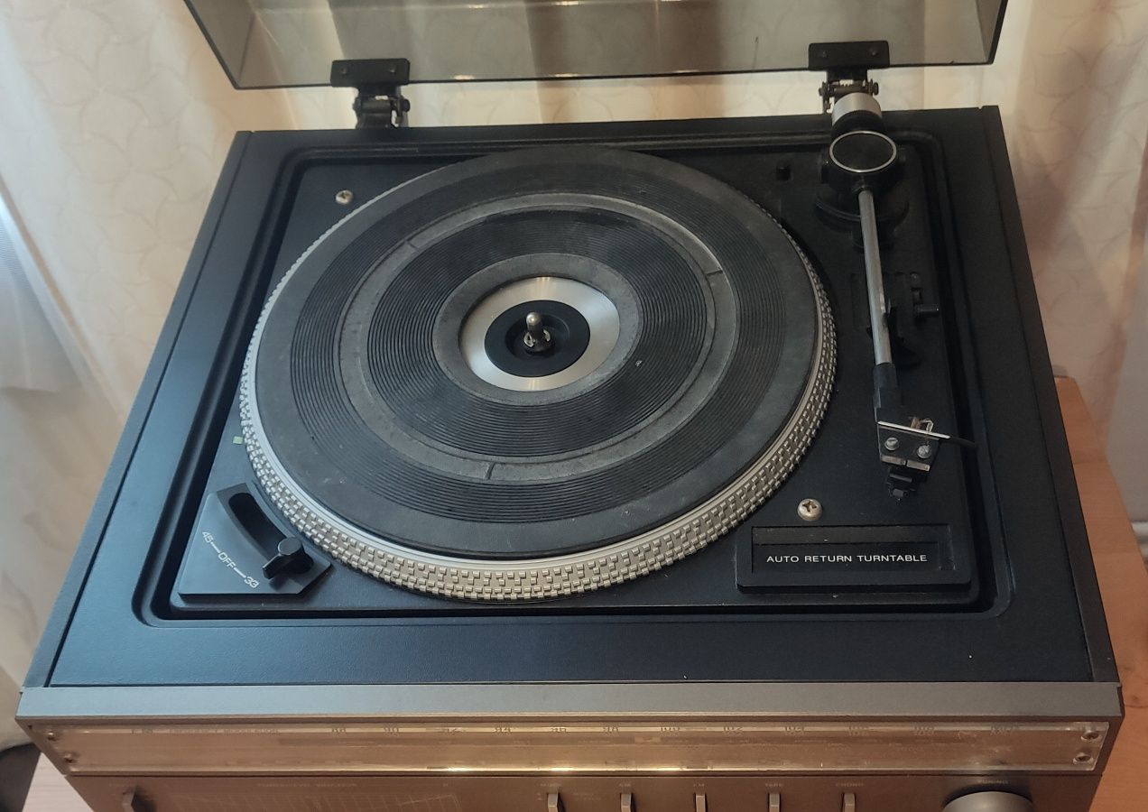 Gramofon Radio Deck Wzmacniacz COMBO NIKKO NHS50 wieża retro