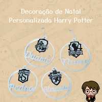 Decoração de Natal Personalizada Harry Potter