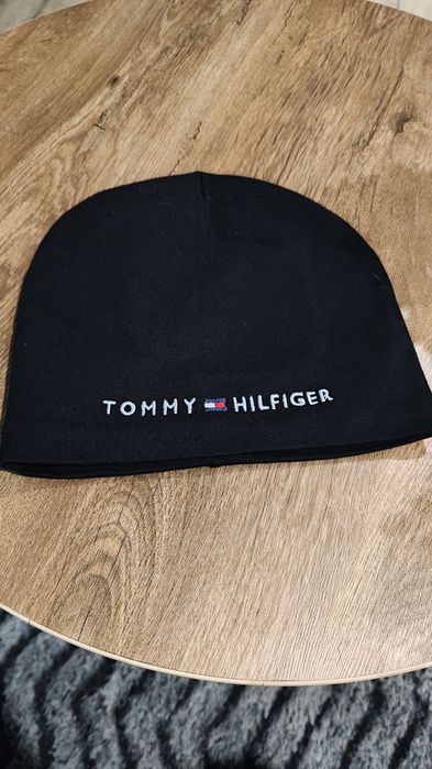 Czapka zimowa męska z polarem w środku kolor czarny