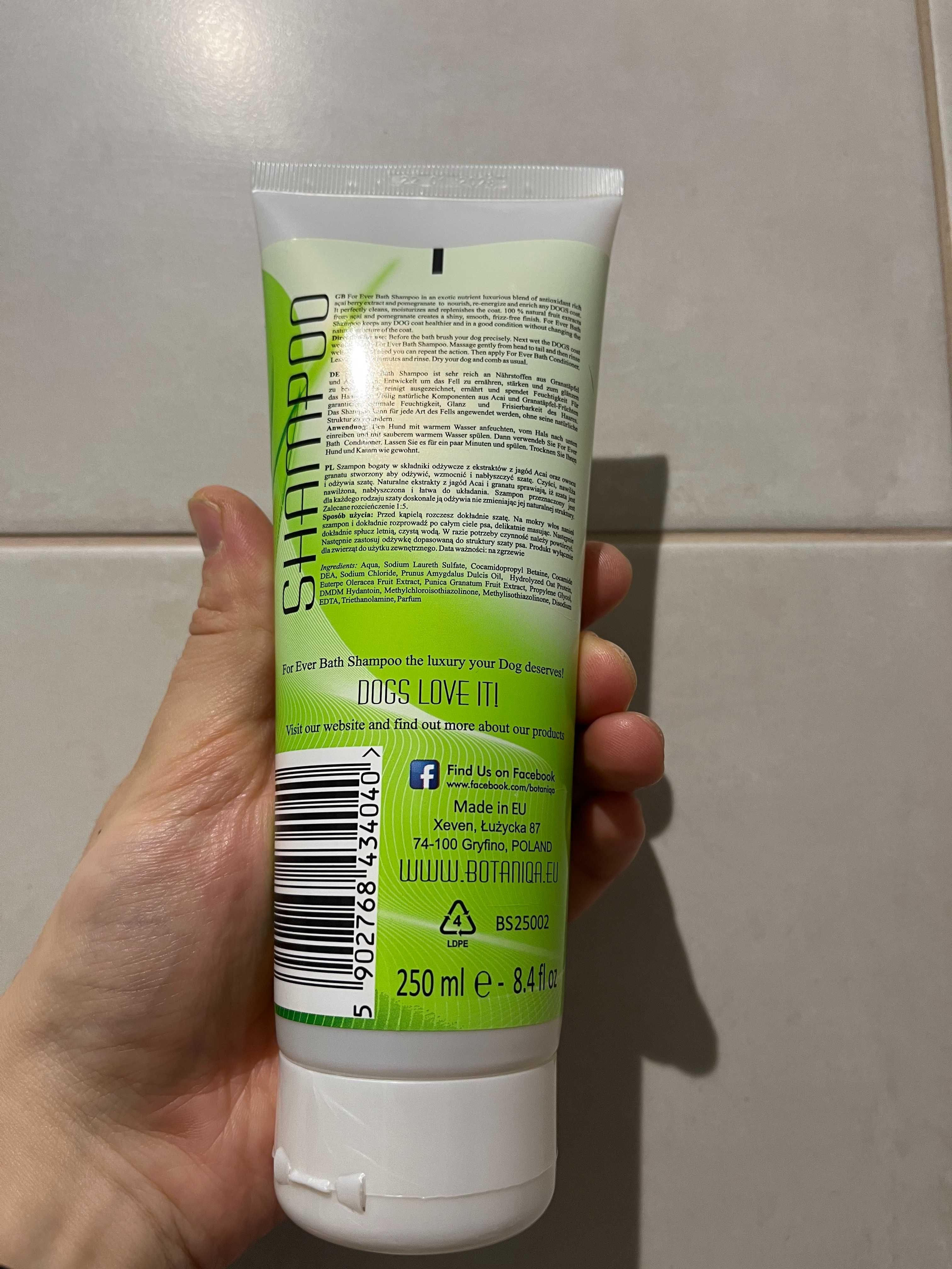 Szampon dla psa "Botaniqa" For Ever Bath Acai and Pomegranate