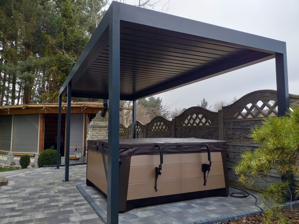 Aluminiowa pergola, nowoczesny design, bezawaryjne działanie,PRODUCENT