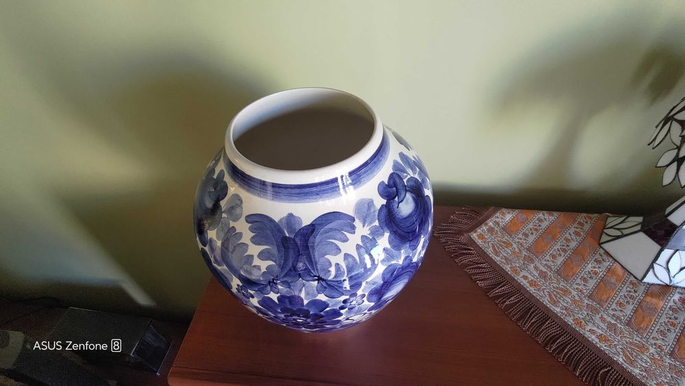 Waza wazon fajans Włocławek PRL