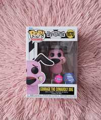 Funko POP! COURAGE COWARDLY DOG FLOCKED Chojrak Cartoon Network #1070