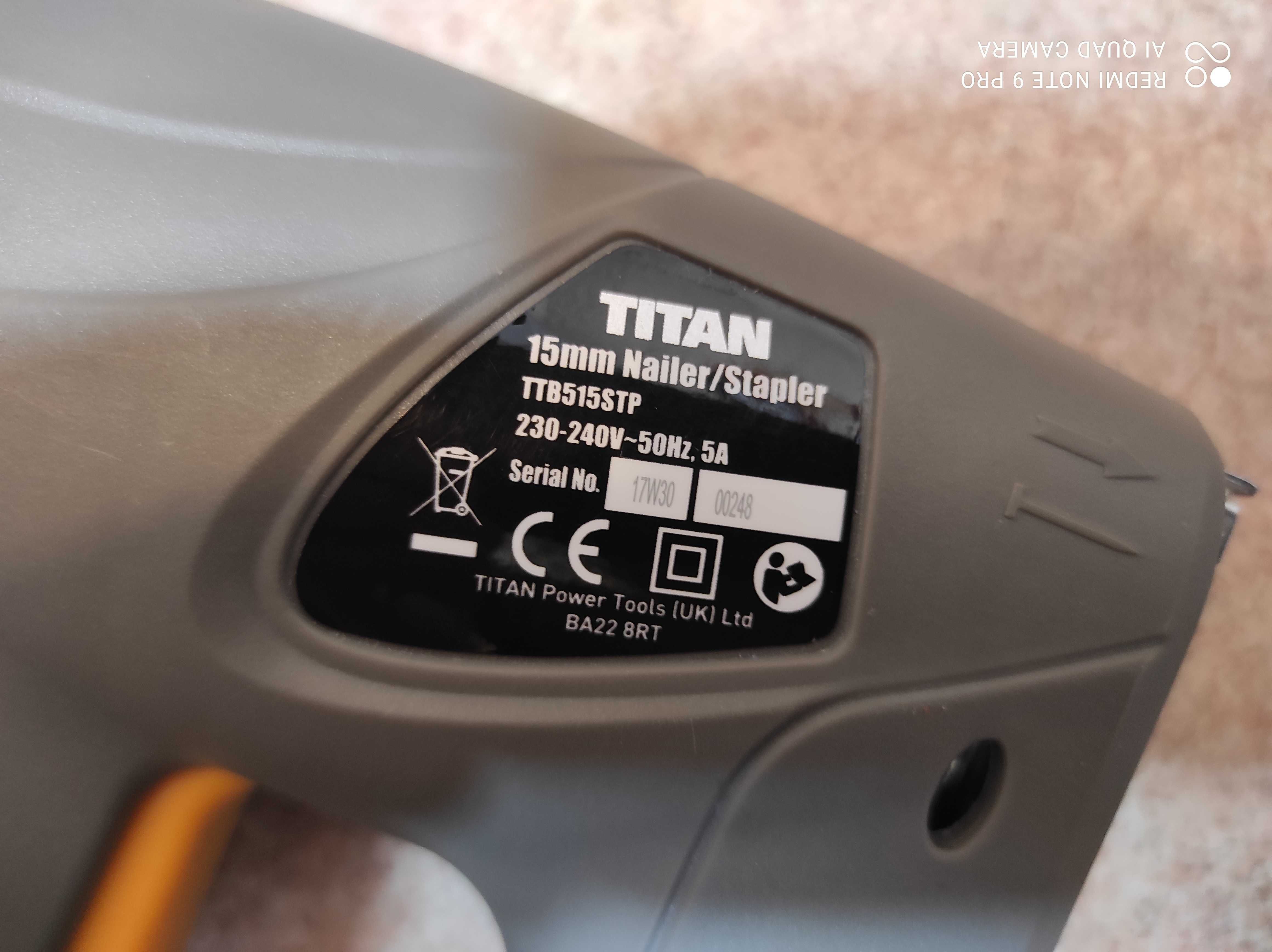 TITAN TTB 515 Zszywacz tapicerski Gwożdziarka + 6000 zszywek