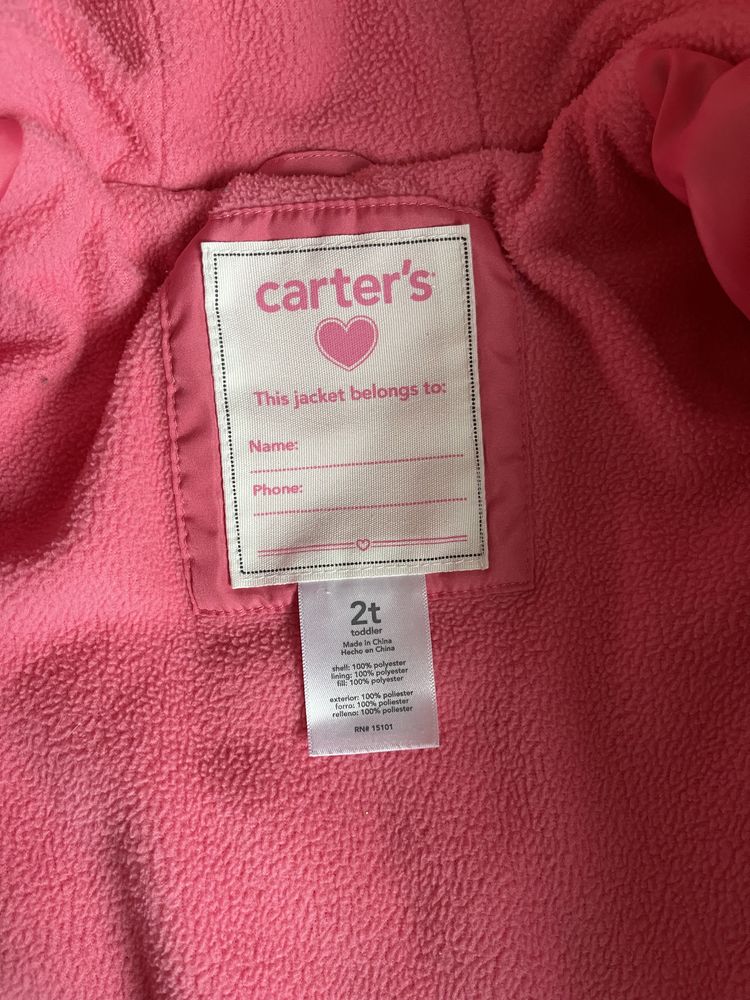 Продам куртку демісезон Carter’s 92 см