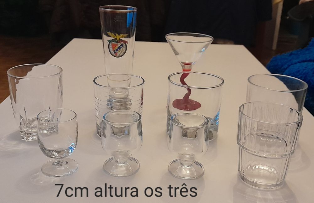 Copos variados a vulso