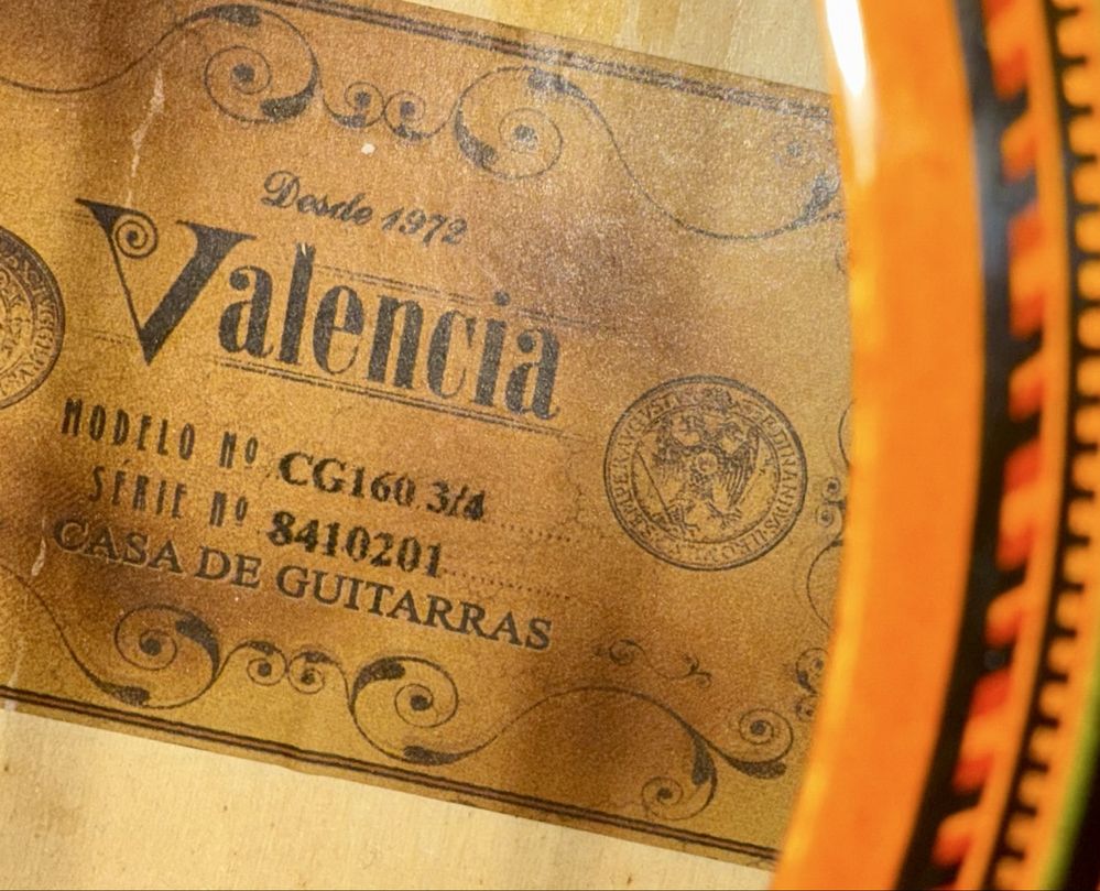 Gitara klasyczna Valencia CG-160 3/4, pokrowiec GRATIS