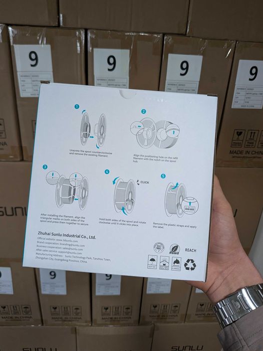 Пластик / Філамент для 3D друку від Sunlu / PETG / PLA / найкраща ціна