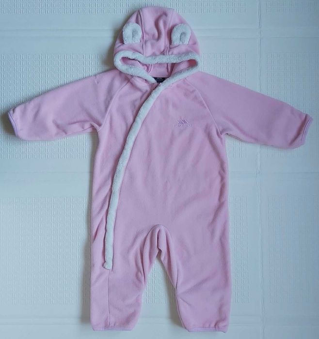 Флисовый Ромпер Человечек на девочку 1.5-2 года