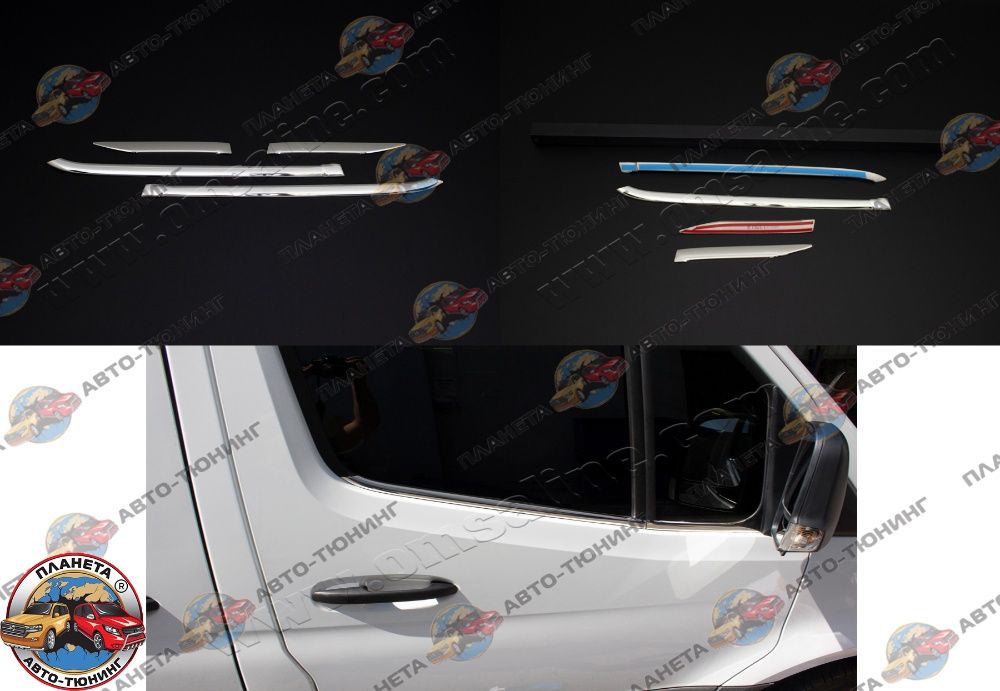 Хром решетка ручки зеркала накладки Mercedes Sprinter W907 2018-2022