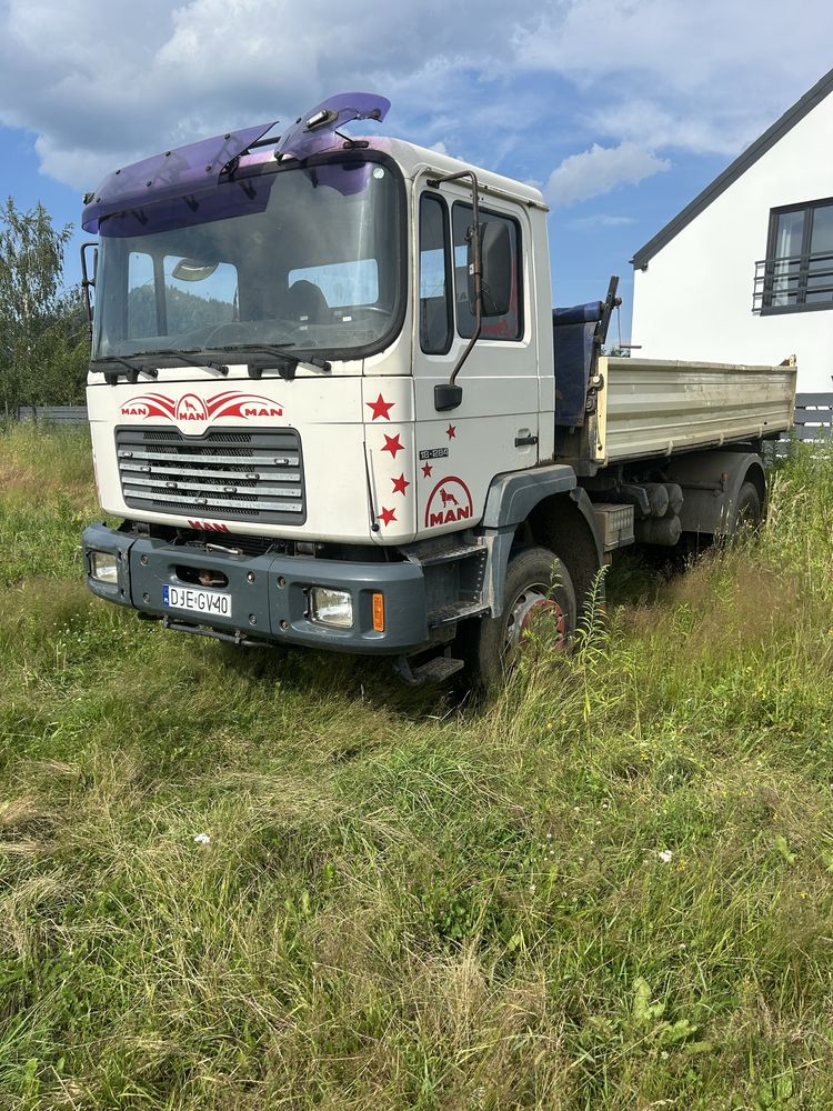 MAN 18.284 wywrotka  4x4 reduktor