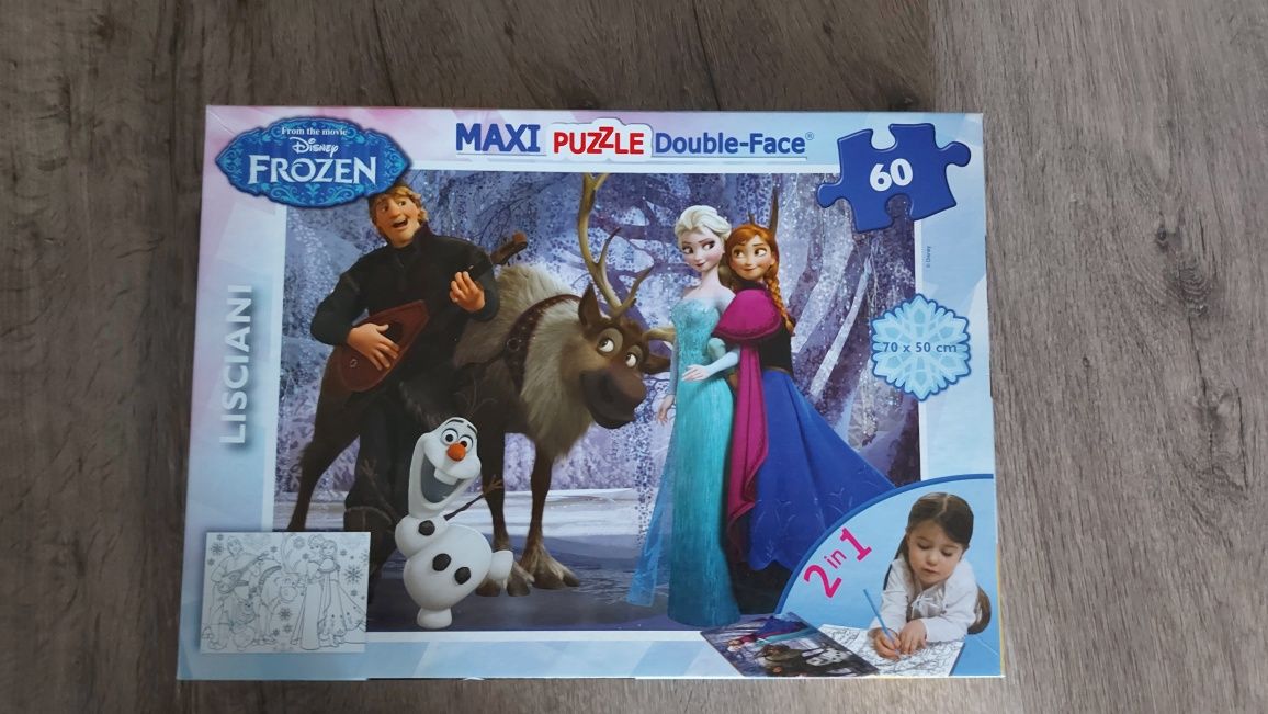 Puzzle Maxi 60 elementów Kraina lodu