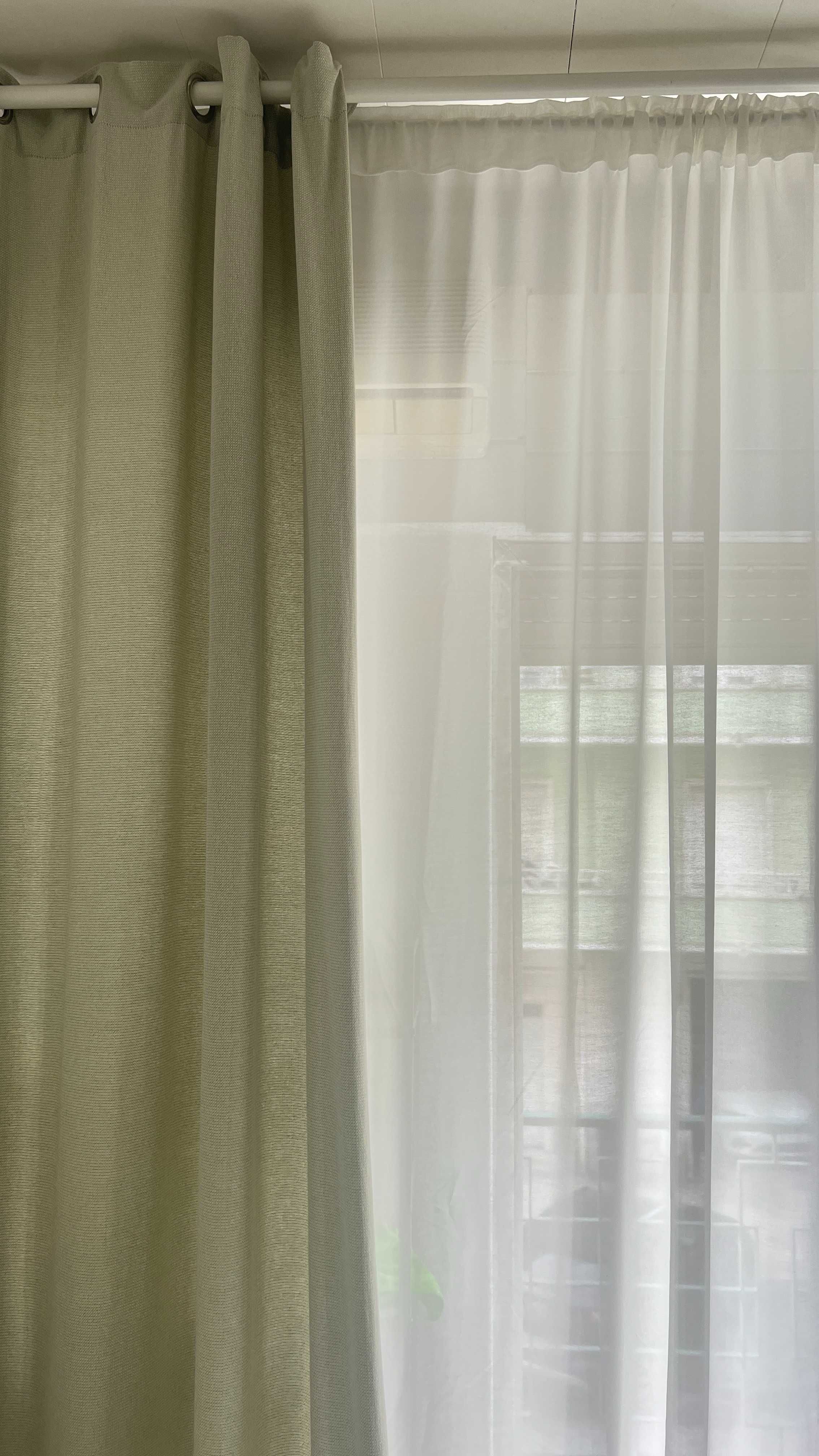 Conjunto de dois cortinados