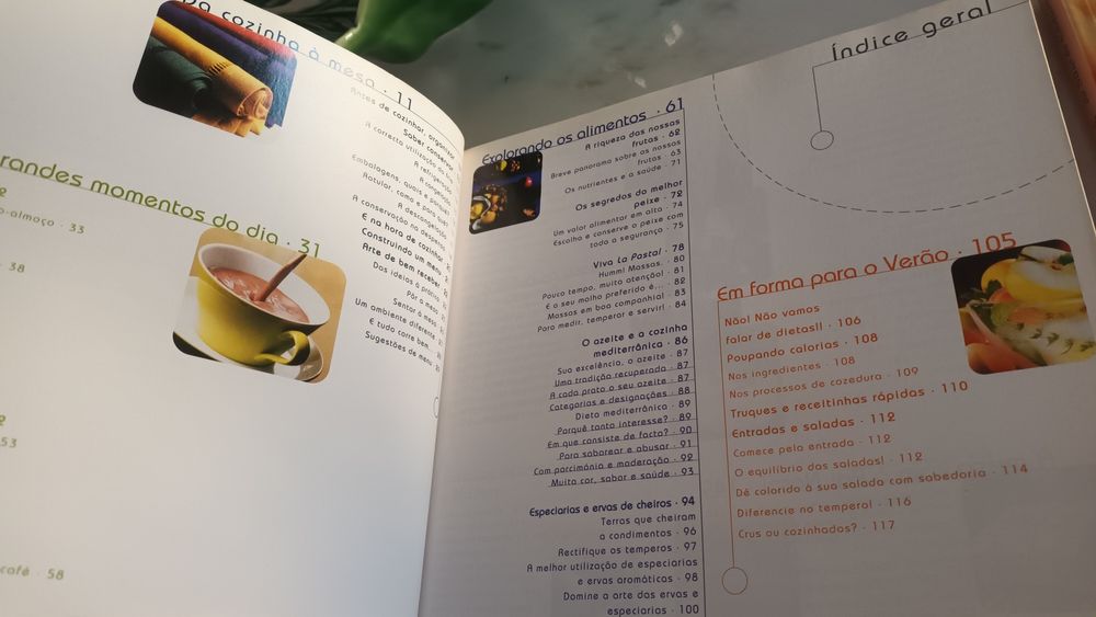 4 livros de Receitas