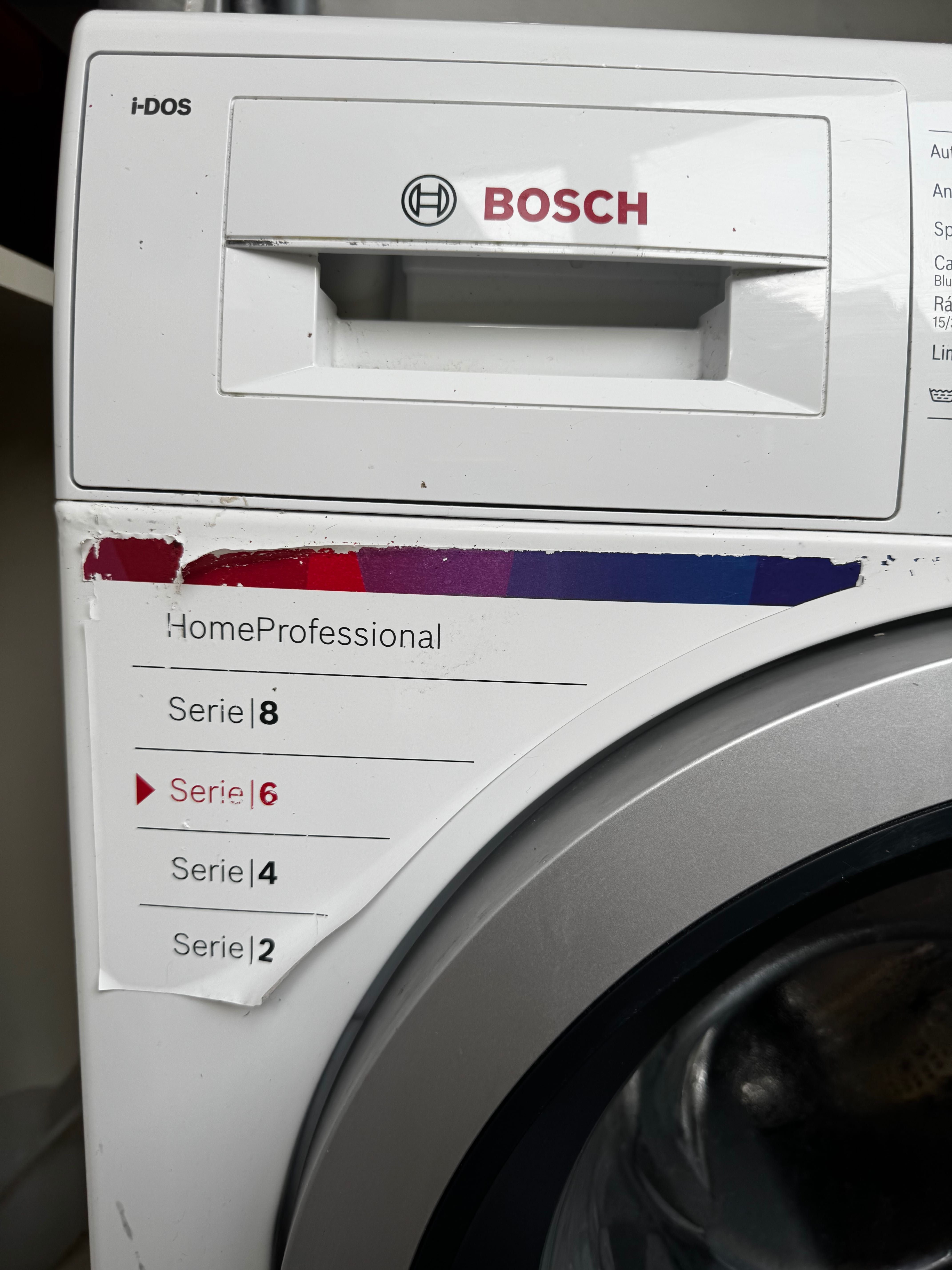 Máquina Lavar Roupa Bosch iDOS Série 6