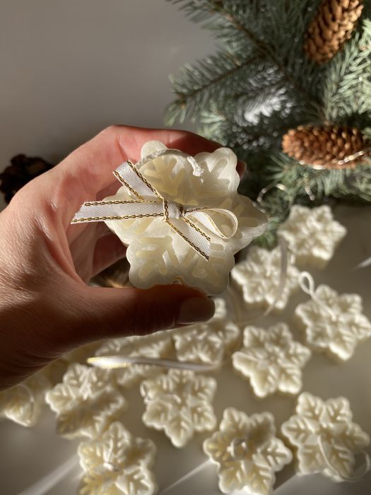 Свічка « Сніжинка» набір 5 шт