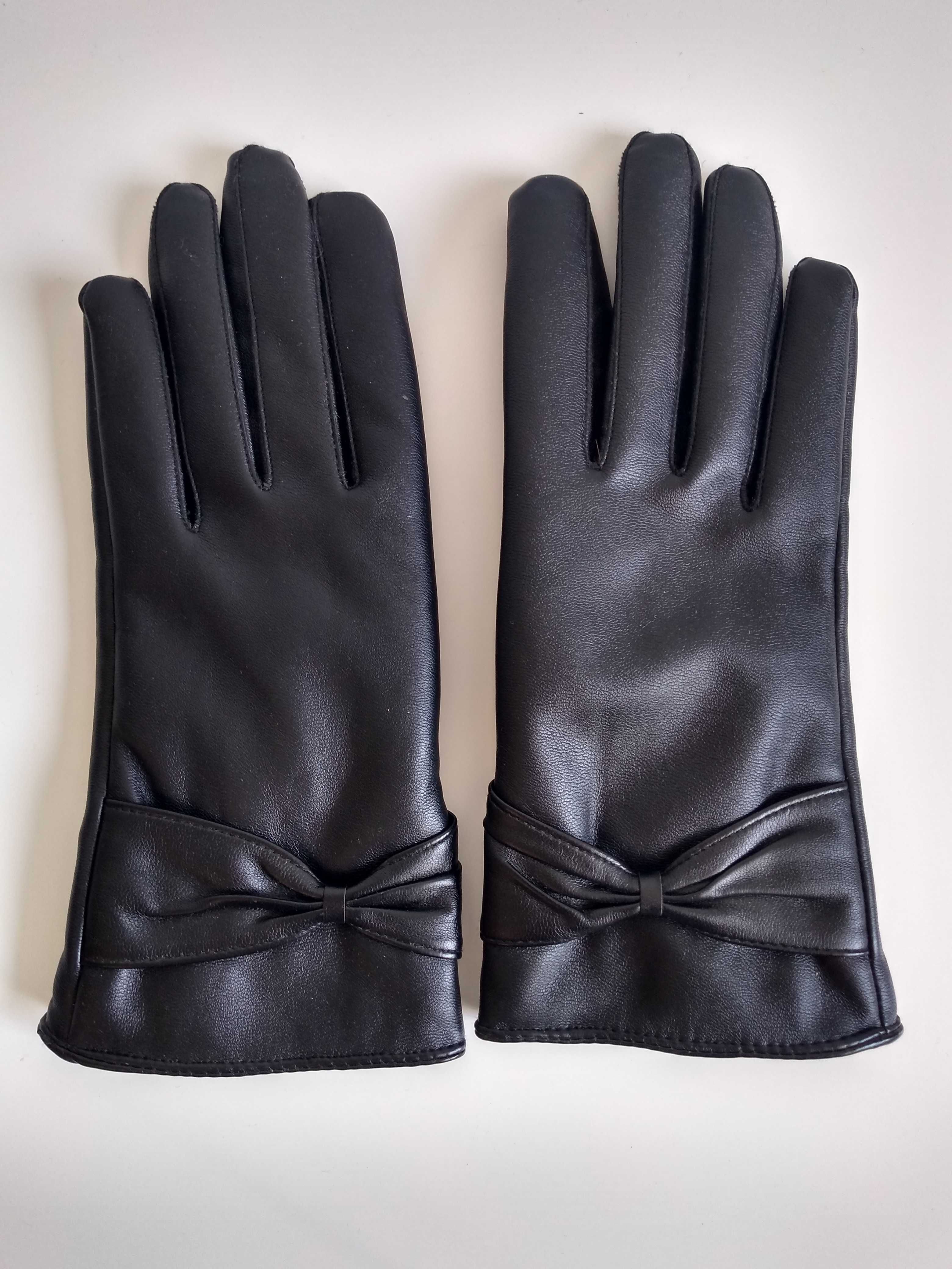 Rękawiczki damskie skórzane 8,5x22 cm